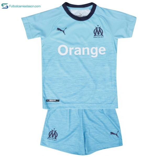 Camiseta Marsella 3ª Niños 2018/19 Azul